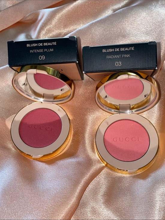 Gucci Other - Gucci Blush De Beauté Duo in Radiant Pink & Intense Plum Bright Color limited Ed